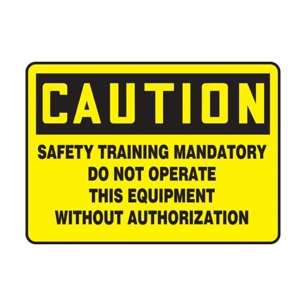 Accuform Caution Sign, MEQM702VA MEQM702VA - main